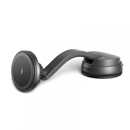 شاحن مغناطيسي لاسلكي MagGO انكر للسيارة - اسود