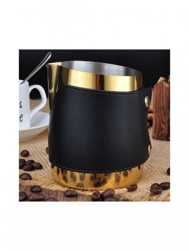 باريستا سبيس إبريق حليب بلا مقابض 450 مل -ذهب