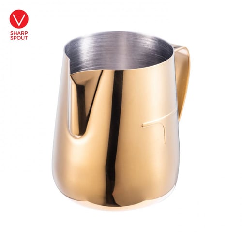 إبريق تبخير الحليب من تاش 380مل - ذهبي