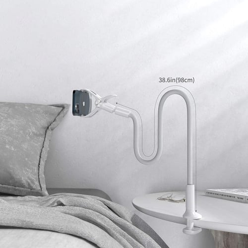 قاعدة تثبيت سايجي للجوال على الطاوله - ابيض صاصي