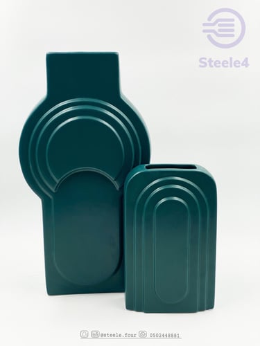 فازه سيراميك زيتي كبير