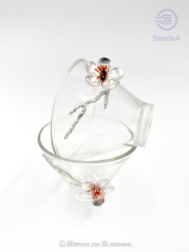 طقم 6فنجال قهوة عربية راقي مزخرف بالزهره لينضم الى...