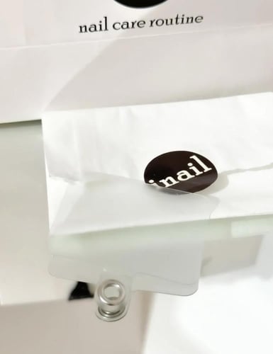 inail with you - red heart