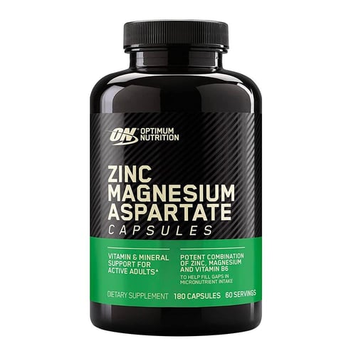 اوبتيموم نيوترشن ZMA - أسبارتات الزنك والمغنيسيوم