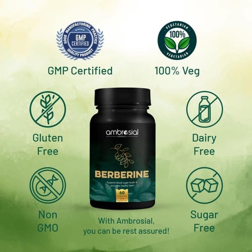 Ambrosial Berberine 500 mg