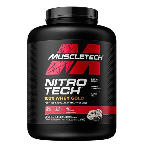 مسل تك نيترو تك 100% واي جولد بروتين - Muscletech...
