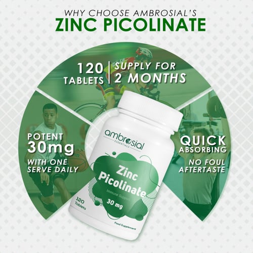Ambrosial Zinc Picolinate 30 mg