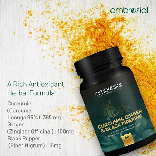 Ambrosial Curcumin, Ginger & Black Piperine
