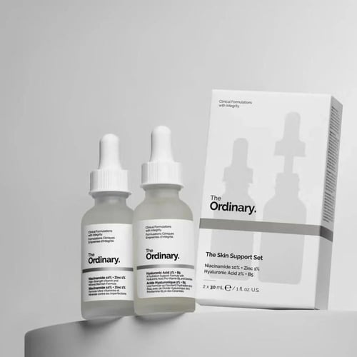 ذا أوردينارى مجموعة تدعيم البشرة سيروم هيالورونك و...