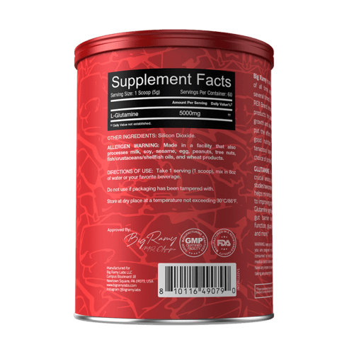 RED REX GLUTAMINE 5000MG UNFLAVORED