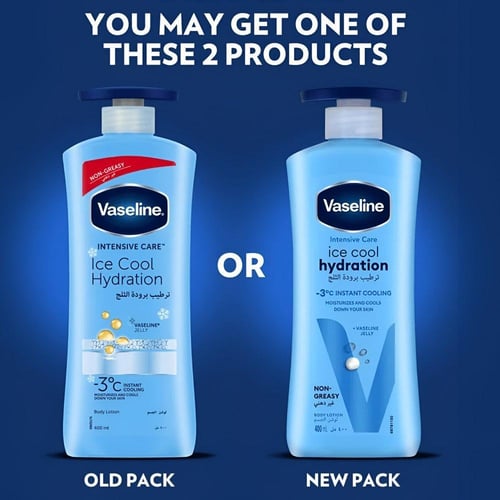 لوشن للجسم برودة الثلج من فازلين - 400 مل