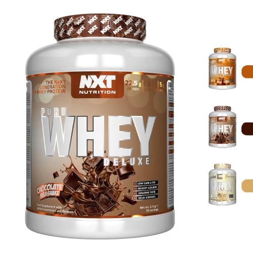 نكست نيوتريشن - بيور واي بروتين ديلوكس (2.1 كجم) - NXT Nutrition Pure Whey Protein Deluxe