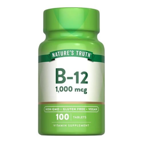 نيتشرز تروث اقراص فيتامين B12 1000 ميكروغرام 100 ق...