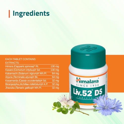 Himalaya ليف.52 دي إس لسلامة الكبد - 90 كبسولة