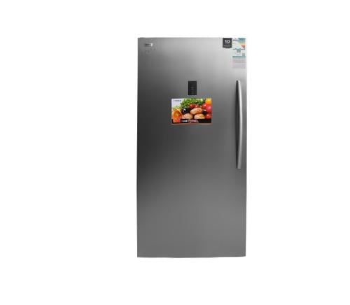 فريزر رأسي فيشر 20.9 قدم 592 لتر باب واحد فضي