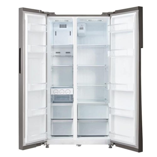 ثلاجة ميديا دولابي 510 لتر، 18 قدم سلفر، انفرتر