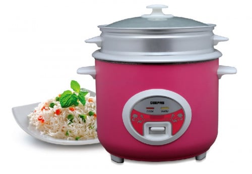 حلة ارز جيباس 1.8 لتر ديلوكس لون وردي