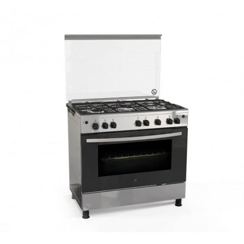 فرن غاز وايت وستنجهاوس 60*90سم، 5 عيون ستيل