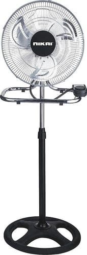 مروحة عمودية مكتبية جدارية نيكاي 3 شفرات المونيوم،...