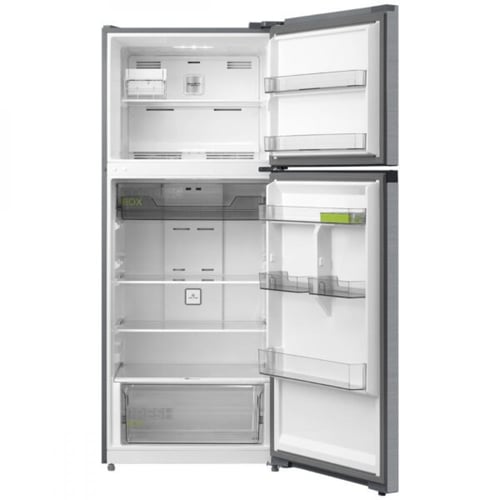 ثلاجة ميديا بابين 14.6 قدم، 413 لتر، ستيل