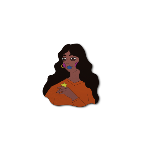 بروش "سيدة النجمة"