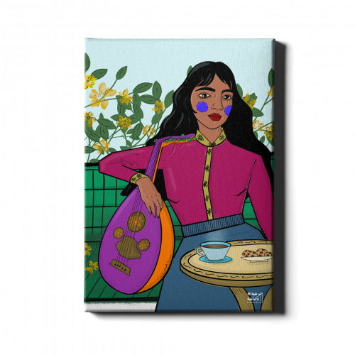 لوحة "الروح وألحان السكون"