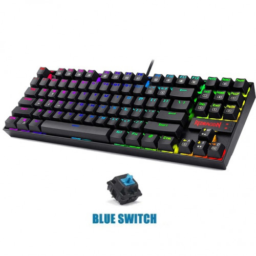 Redragon K552 KUMARA RGB Backlit Black Gaming Keyb...
