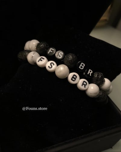 اساور الكابلز بالحروف