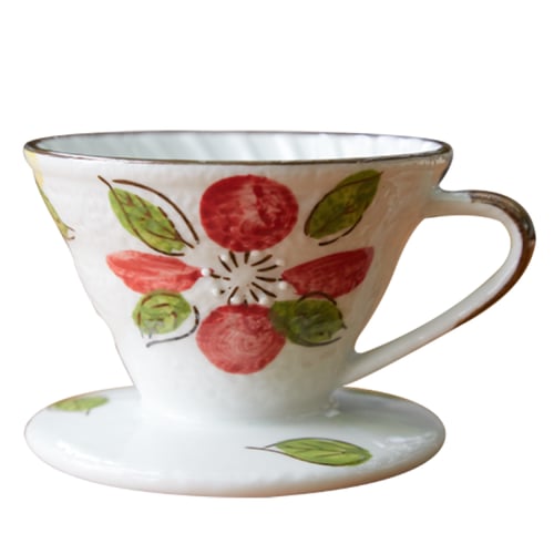 قمع V60 خزف رسم يدوي متعدد الاحجام والالوان