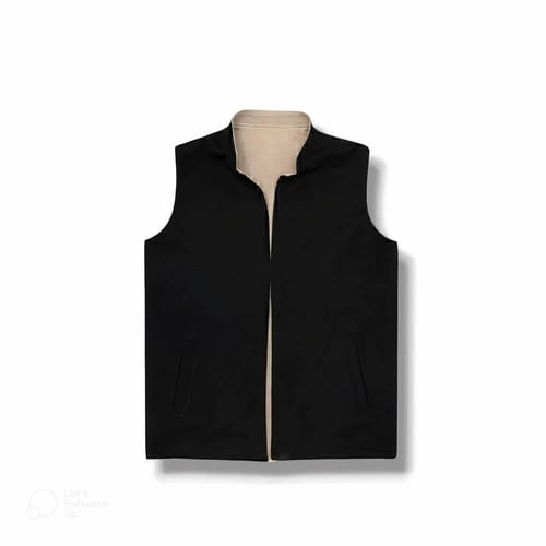 سديري شتوي رجالي لون أسود-بيج