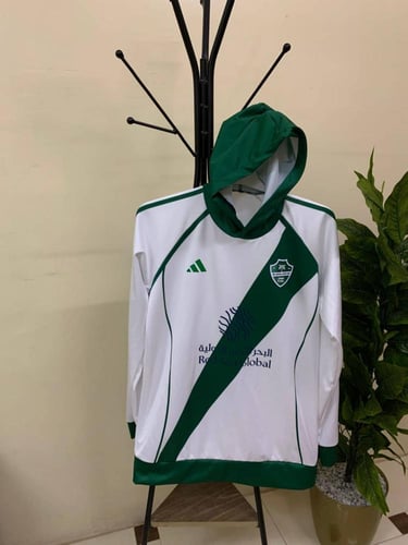 بلوفر الاهلي السعودي الابيض الشتوي الجديد 2026