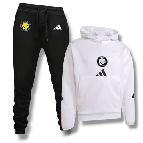 طقم النصر الشتوي الجديد 2026 بلوفر ابيض مع بنطلون...