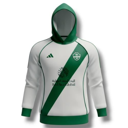 بلوفر الاهلي السعودي الابيض الشتوي الجديد 2026