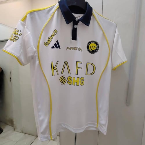 تيشيرت النصر الجديد 2026 لون أبيض