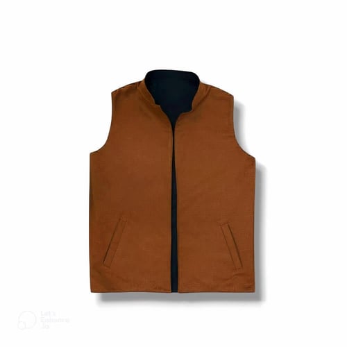 سديري جوخ شتوي بلونين كحلي - بني