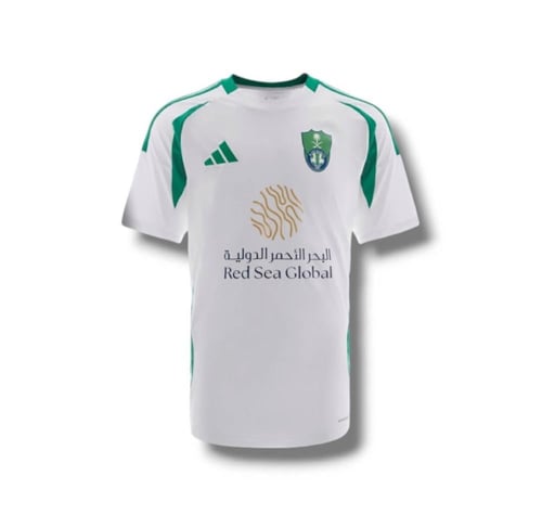 تيشيرت الاهلي السعودي الجديد لون ابيض 2024-2025