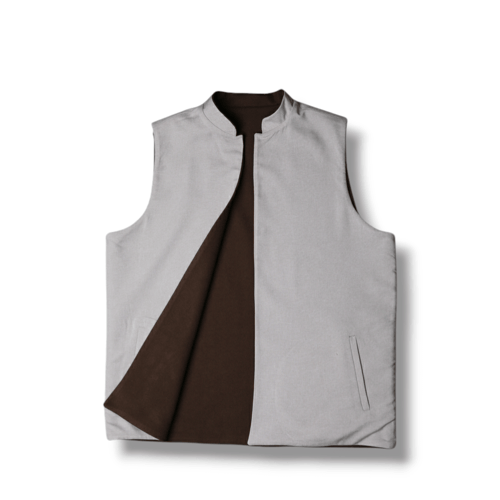 سديري شتوي رجالي دبل فيس بني و بيج