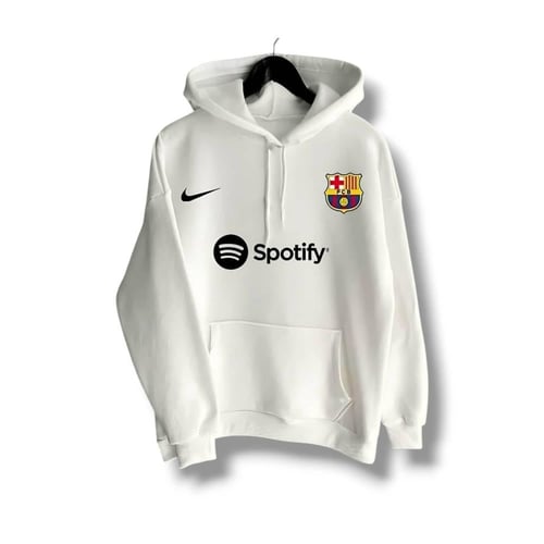 هودي برشلونة قطن 100% | تصميم أنيق وتطريز عالي الج...