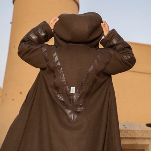 فروه رجالي شتوي لون بني - متجر روشن