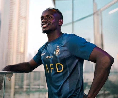 تيشرت نادي النصر اللون الازرق _2024 متجر ROSHEN