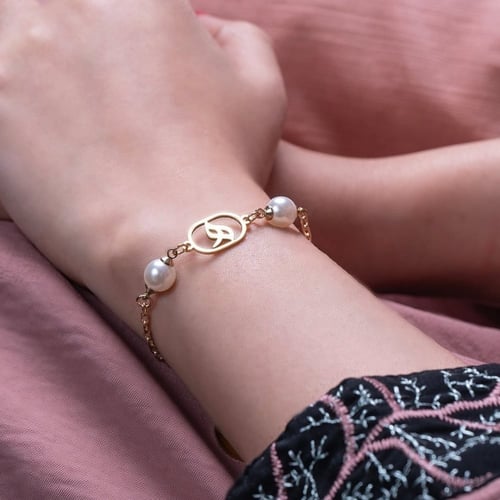 أسواره لؤلؤة حروف نسائي - متجر روشن