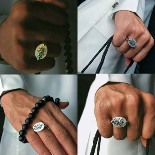 خاتم رجالي فاخر بالاسم حسب الطلب _ متجر روشن