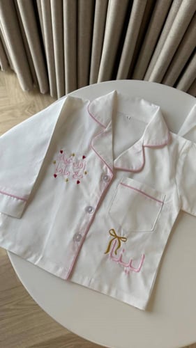 بجامة بناتي للعيد بتصميم مميز