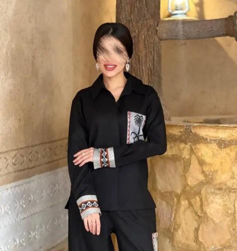 قميص يوم التأسيس أسود