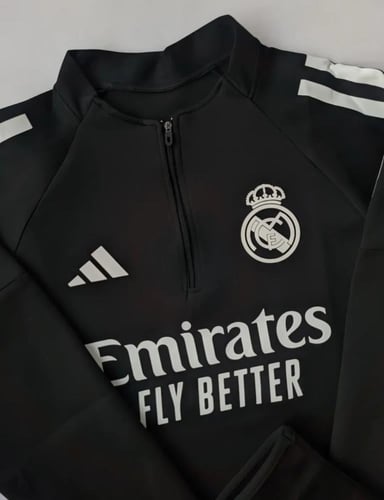 سويتر ريال مدريد الاسود الجديد