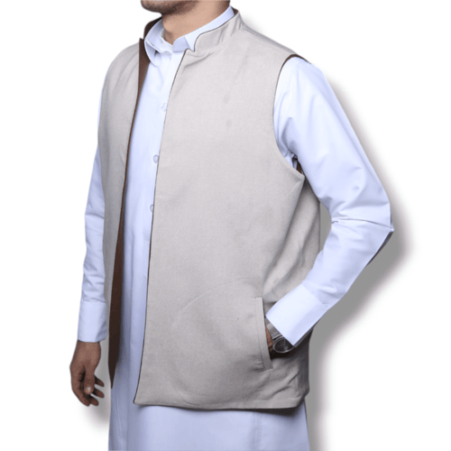 سديري شتوي رجالي دبل فيس بني و بيج