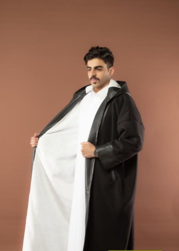 فروه شتويه رجاليه جوخ لون اسود