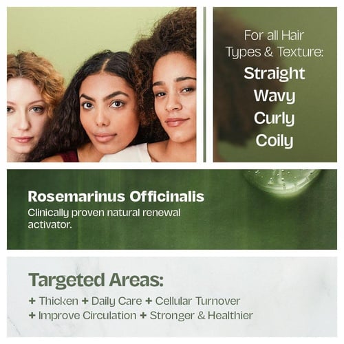 زيت إكليل الجبل العضوي والنعناع من الموس - 30مل