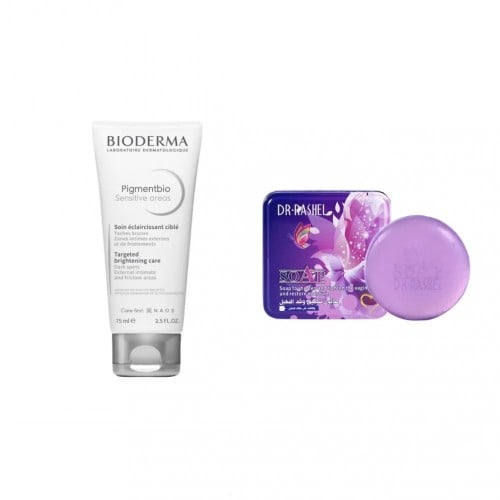 مجموعة المناطق الحساسة كريم بيودرما لتفتيح المناطق...