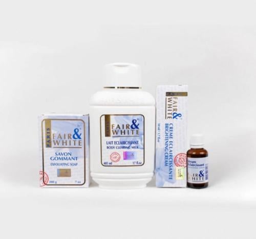 مجموعة فير اند وايت بالحليب للتفتيح والتبييض